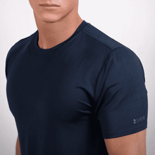 画像をギャラリービューアに読み込む, CREW TEE SHIRT (NAVY) クルーネックTシャツ - 公式ツーアンダー (2UNDR) メンズインナーブランド