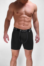 画像をギャラリービューアに読み込む, SWING SHIFT ボクサー下着 (Black/Grey) - 公式ツーアンダー (2UNDR) メンズインナーブランド