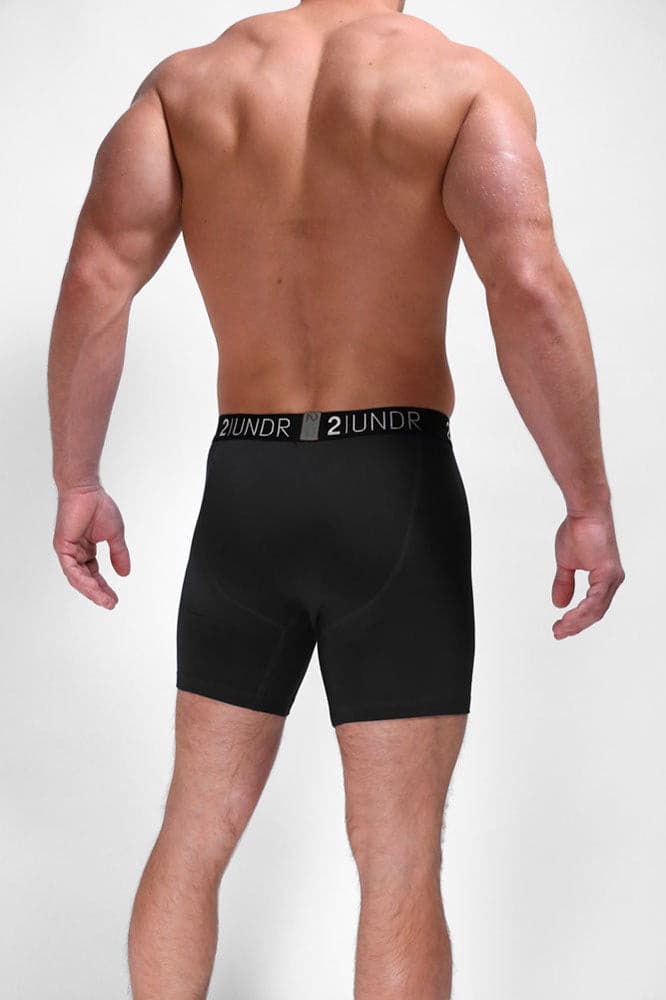 公式ツーアンダー 2UNDR - SWING SHIFT ボクサー下着 (Black/Grey)