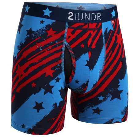 公式ツーアンダー 2UNDR - SWING SHIFT ボクサー下着 (STARS AND BARS)